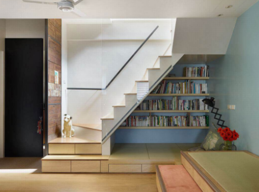 簡約風格樓梯裝修效果圖，百搭的簡約樓梯設計!