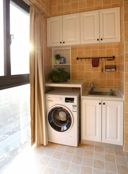 陽臺小怎么設計洗手盆和洗衣機?多種實用的組合方法大全解!
