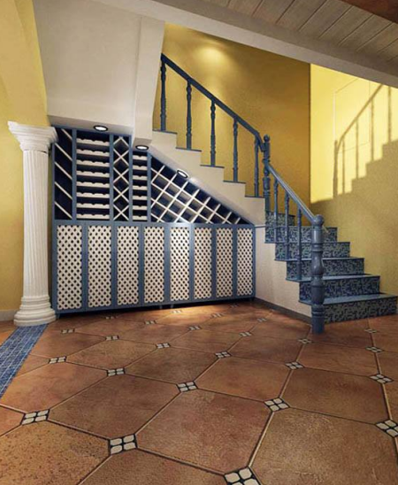 地中海風格樓梯裝修效果圖，享受地中海海島的異域情調!